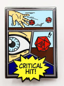 Comic Panel Pin (Pin Bazaar Awesome Con 2021!) Enamel Pin Foam Brain Games