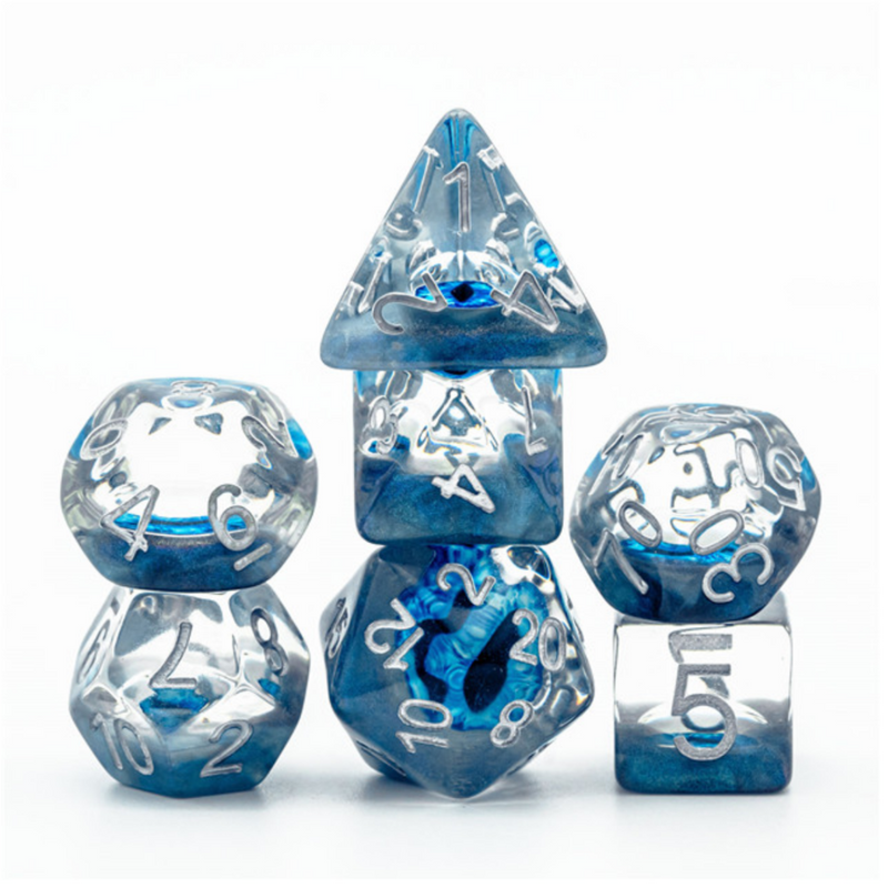 Cyberpunk Eye RPG Dice Set