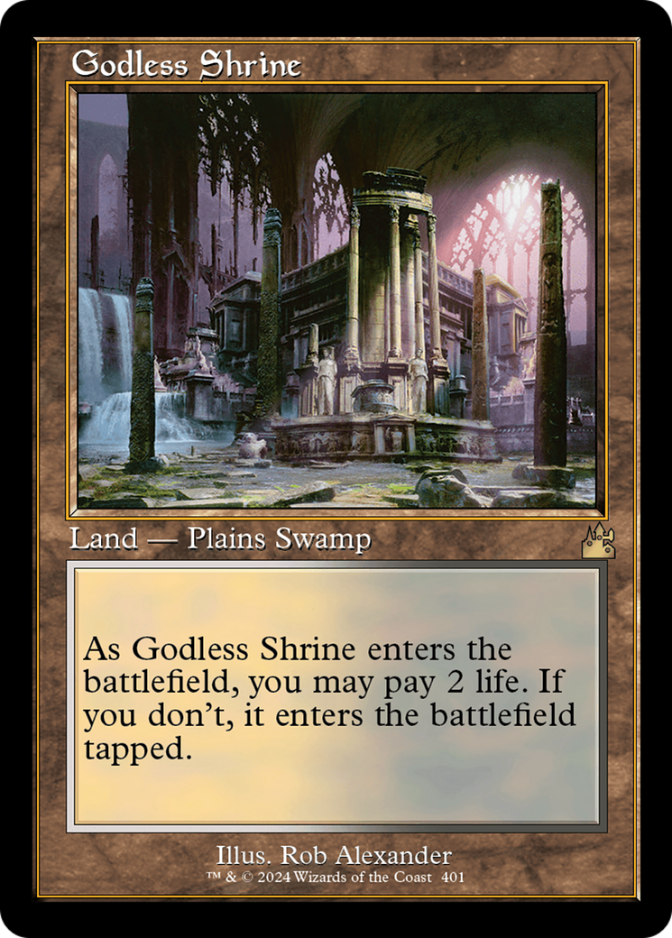 Godless Shrine (Retro) [Ravnica Remastered] | D20 Games