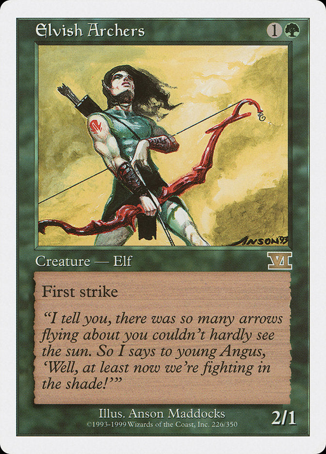 Elvish Archers [Classic Sixth Edition] | D20 Games