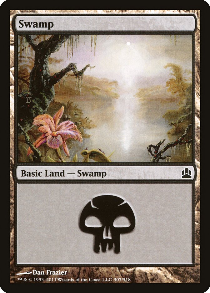 Swamp (307) [Commander 2011] | D20 Games