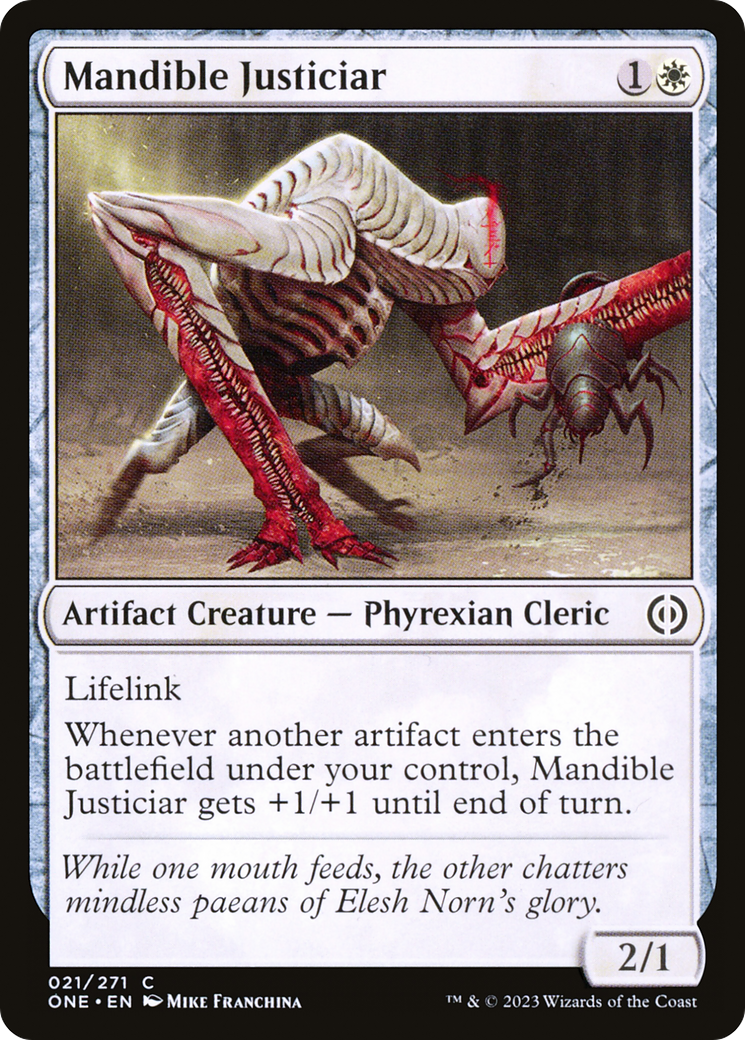 Mandible Justiciar [Phyrexia: All Will Be One] | D20 Games