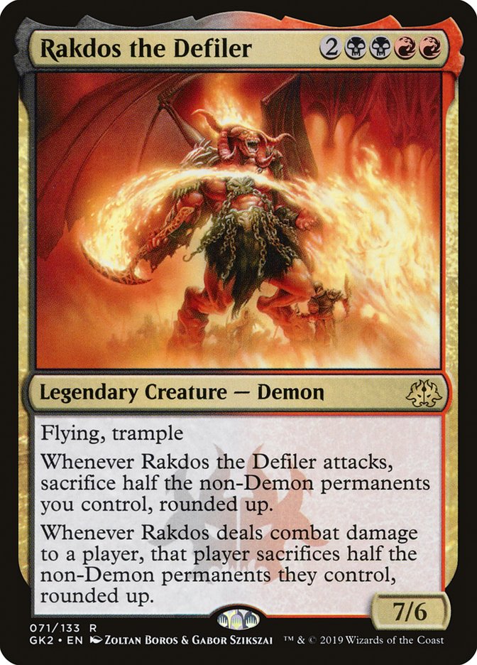 Rakdos the Defiler [Ravnica Allegiance Guild Kit] | D20 Games