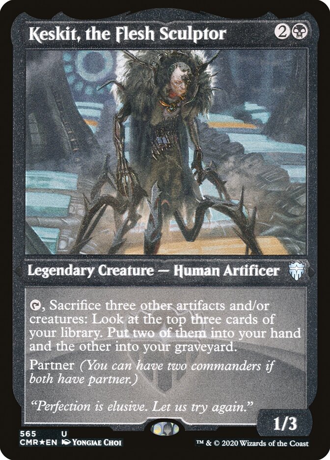 Keskit, the Flesh Sculptor (Etched) [Commander Legends] | D20 Games