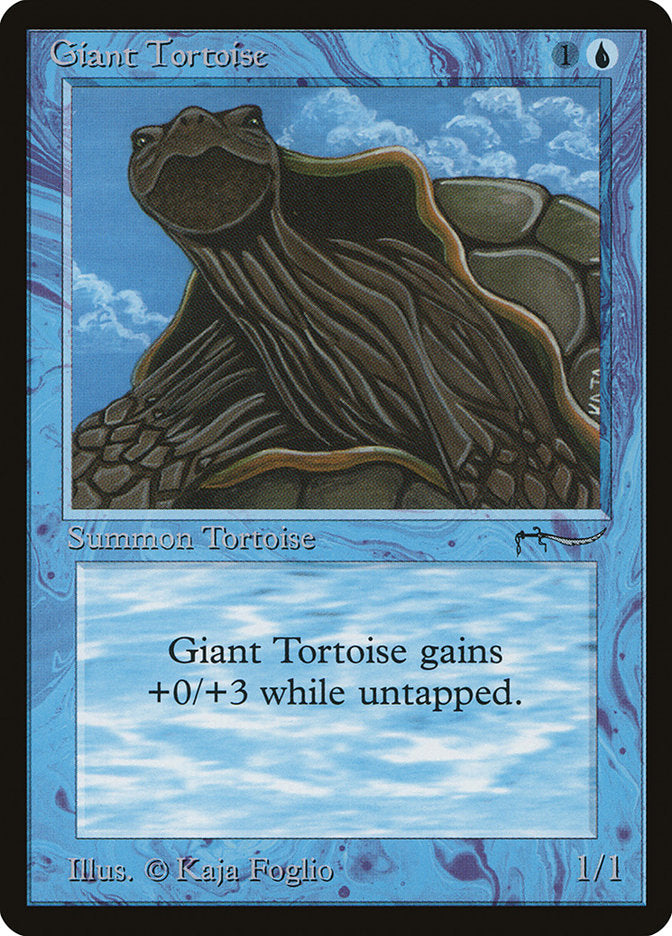 Giant Tortoise (Dark Mana Cost) [Arabian Nights] | D20 Games