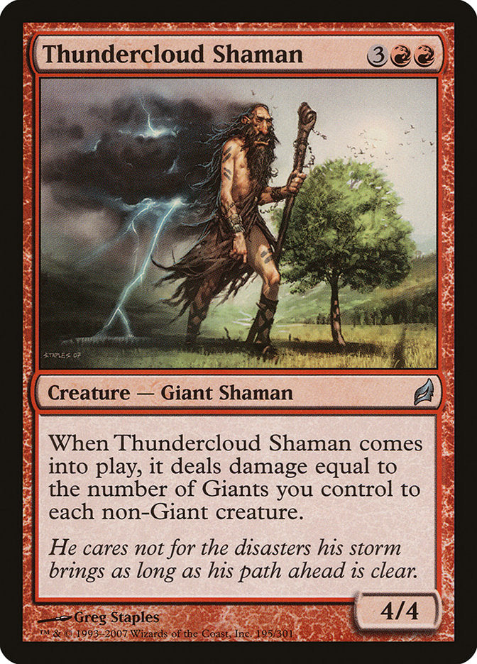 Thundercloud Shaman [Lorwyn] | D20 Games