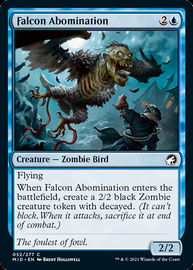Falcon Abomination [Innistrad: Midnight Hunt] | D20 Games