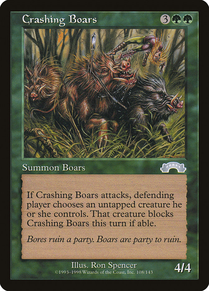 Crashing Boars [Exodus] | D20 Games