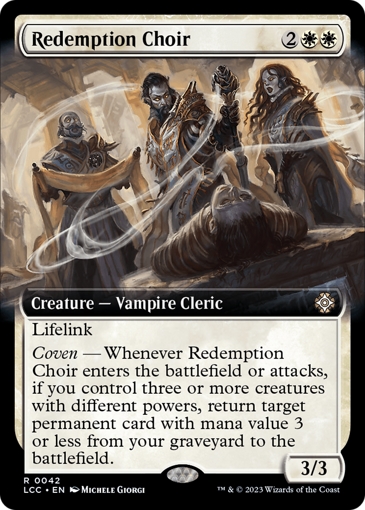 Redemption Choir (Extended Art) [The Lost Caverns of Ixalan Commander] | D20 Games