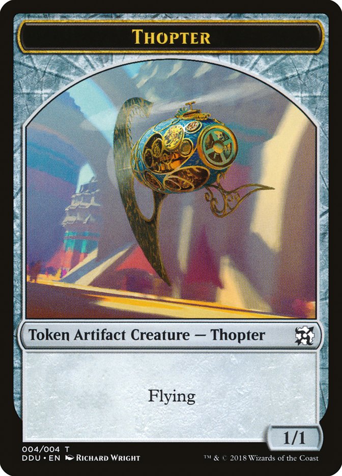 Thopter (004/004) [Duel Decks: Elves vs. Inventors Tokens] | D20 Games