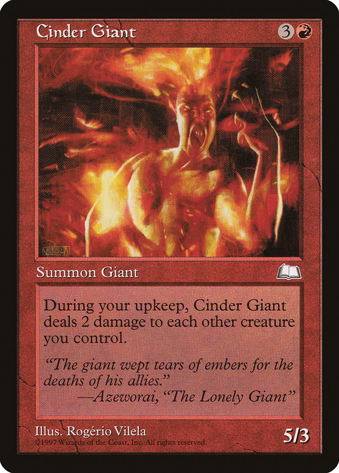 Cinder Giant [Weatherlight] | D20 Games