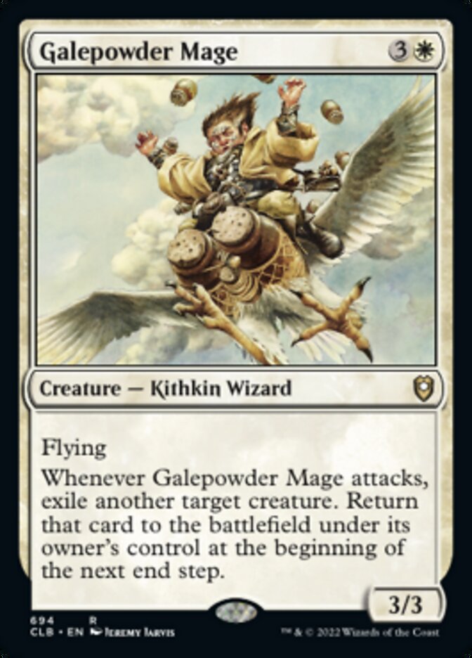 Galepowder Mage [Commander Legends: Battle for Baldur's Gate] | D20 Games