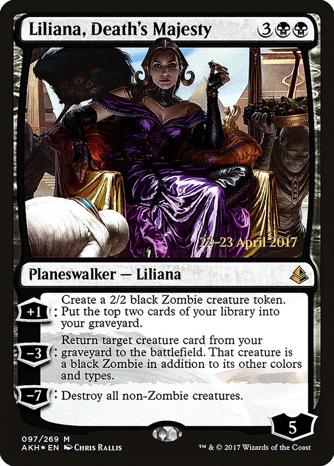 Liliana, Death's Majesty  [Amonkhet Prerelease Promos] | D20 Games