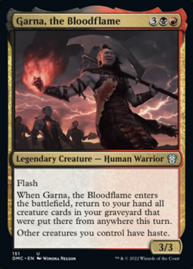 Garna, the Bloodflame [Dominaria United Commander] | D20 Games
