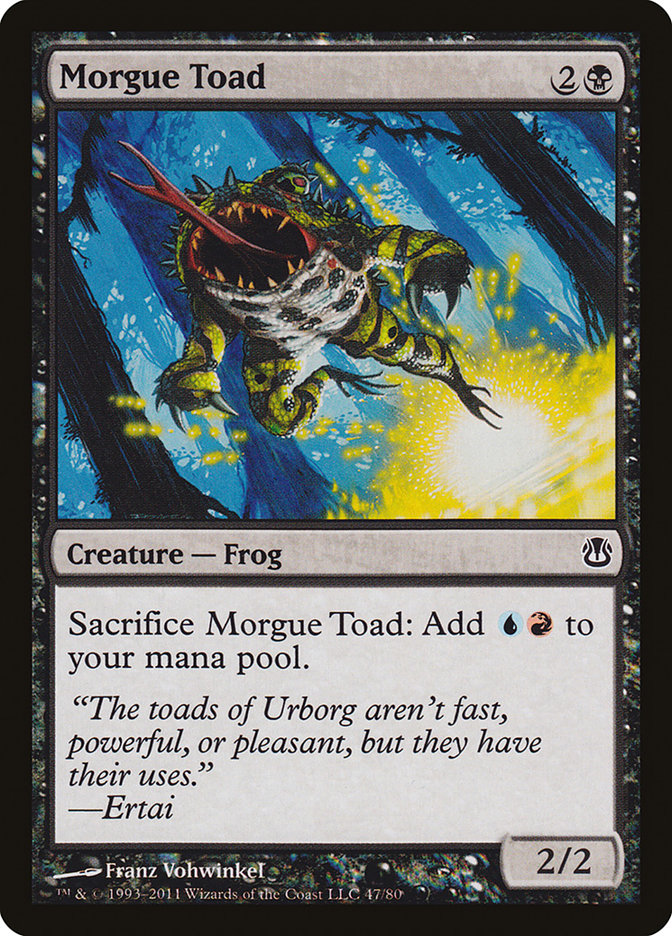 Morgue Toad [Duel Decks: Ajani vs. Nicol Bolas] | D20 Games