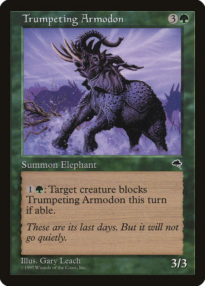 Trumpeting Armodon [Tempest] | D20 Games