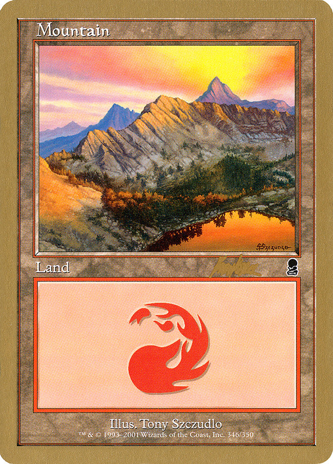 Mountain (bk346) (Brian Kibler) [World Championship Decks 2002] | D20 Games