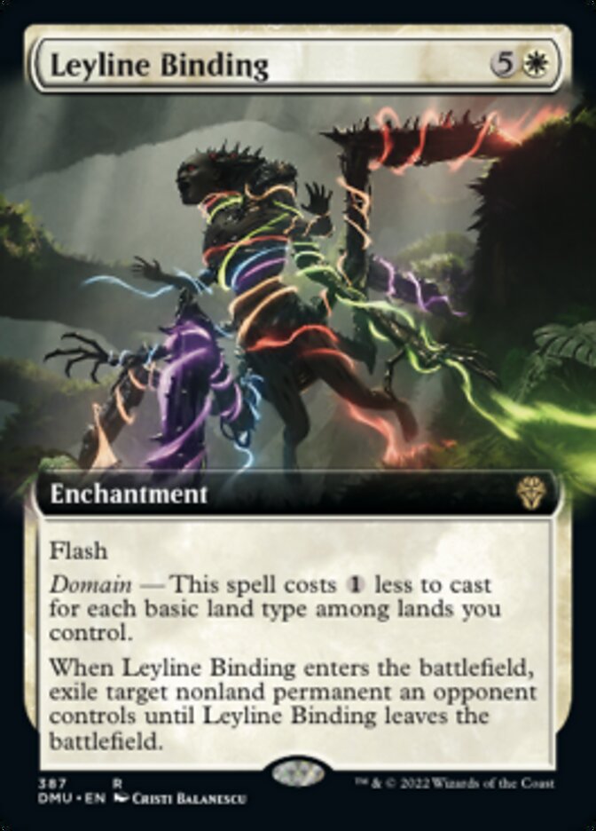 Leyline Binding (Extended Art) [Dominaria United] | D20 Games