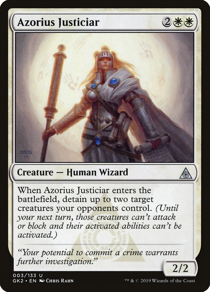 Azorius Justiciar [Ravnica Allegiance Guild Kit] | D20 Games