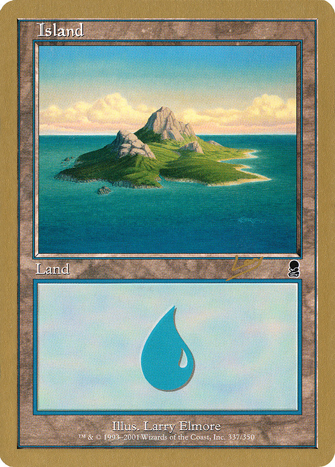 Island (rl337) (Raphael Levy) [World Championship Decks 2002] | D20 Games