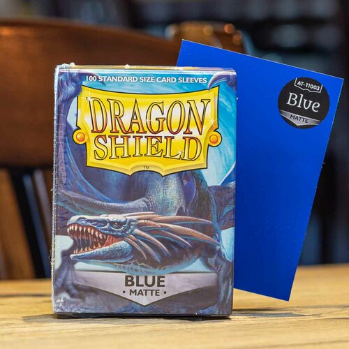 Dragon Shield Matte Blue Sleeves | D20 Games
