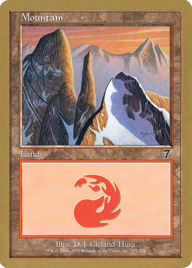 Mountain (jt337) (Jan Tomcani) [World Championship Decks 2001] | D20 Games