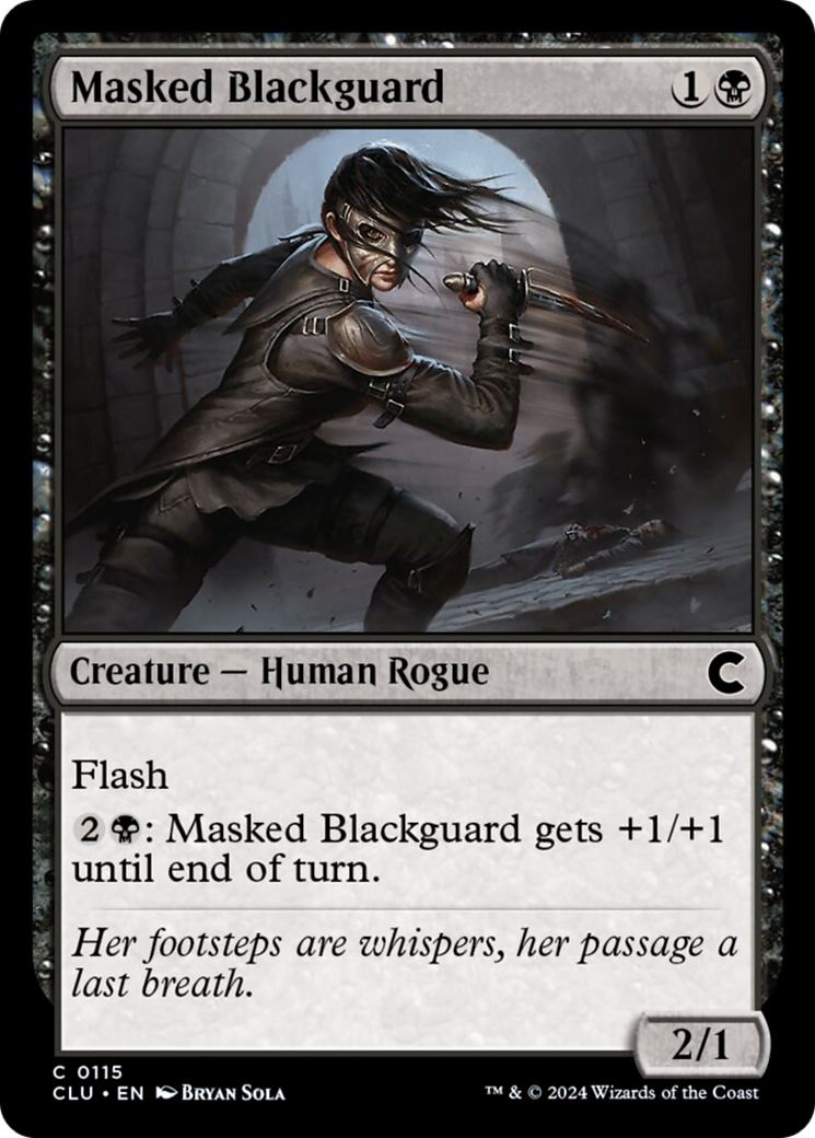 Masked Blackguard [Ravnica: Clue Edition] | D20 Games