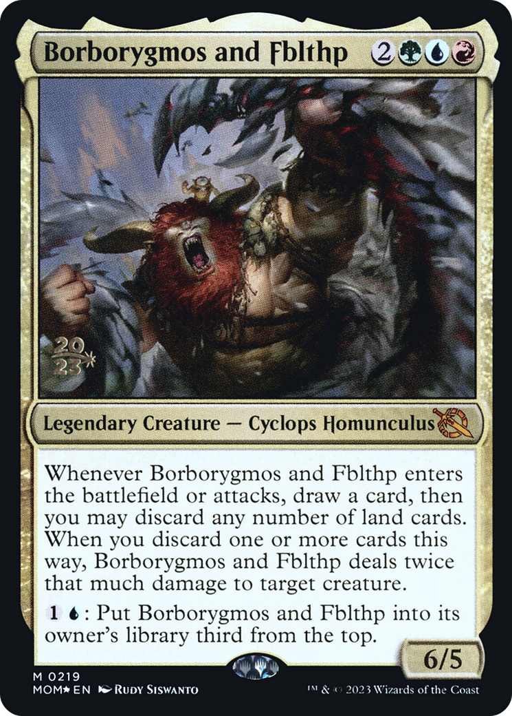 Borborygmos and Fblthp [March of the Machine Prerelease Promos] | D20 Games