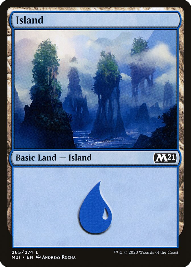 Island (265) [Core Set 2021] | D20 Games