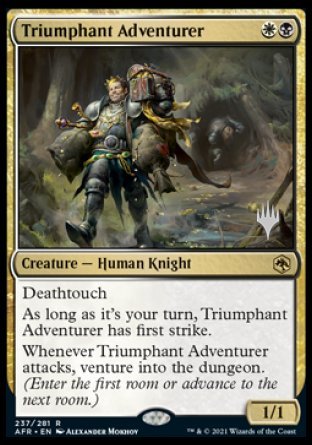 Triumphant Adventurer (Promo Pack) [Dungeons & Dragons: Adventures in the Forgotten Realms Promos] | D20 Games