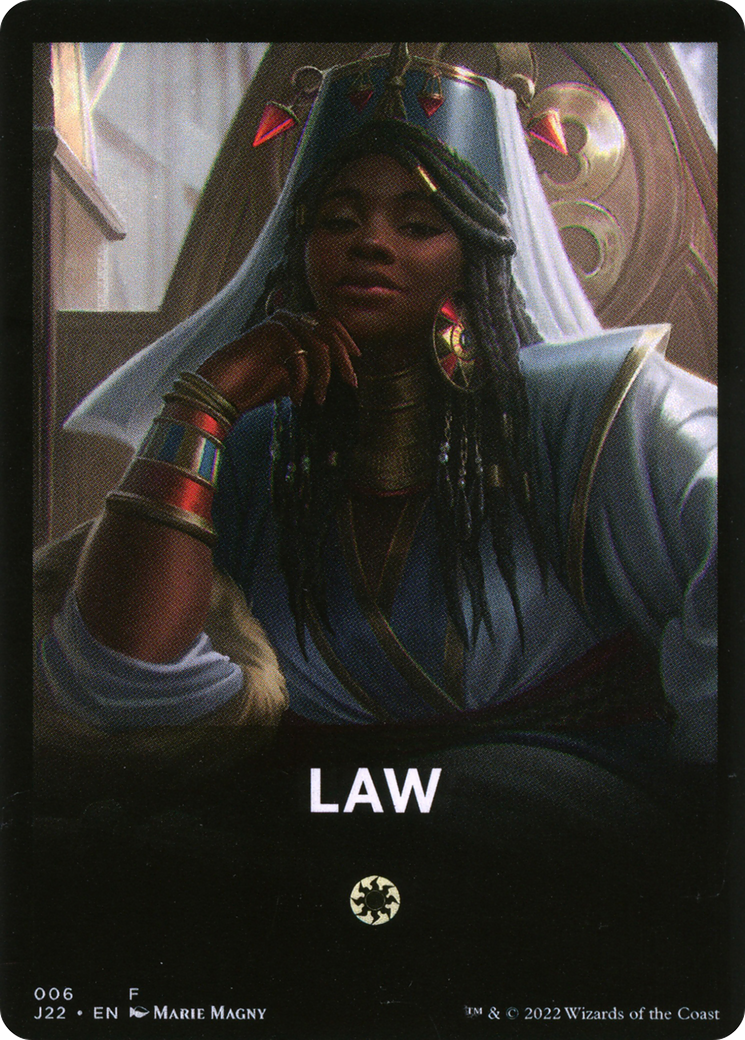 Law Theme Card [Jumpstart 2022 Front Cards] | D20 Games