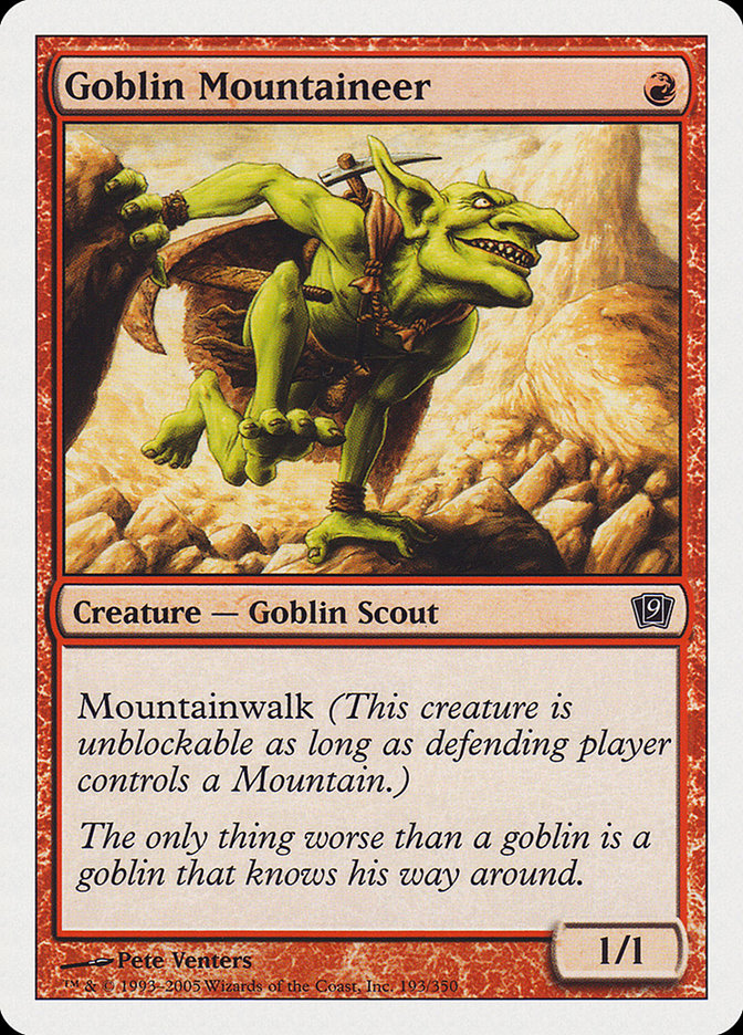 Goblin Mountaineer [Ninth Edition] | D20 Games