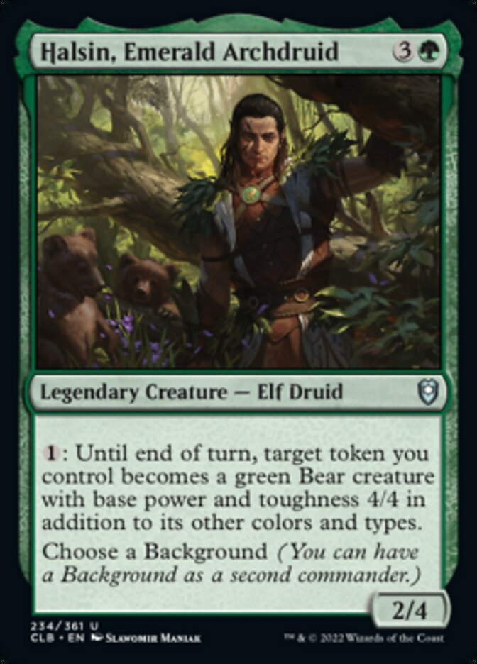 Halsin, Emerald Archdruid [Commander Legends: Battle for Baldur's Gate] | D20 Games