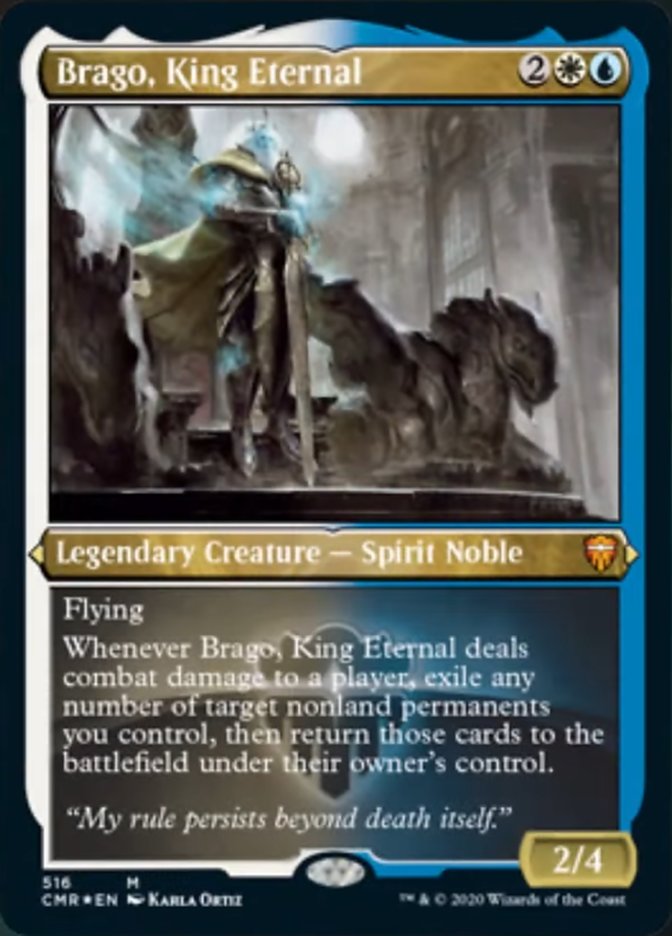 Brago, King Eternal (Etched) [Commander Legends] | D20 Games