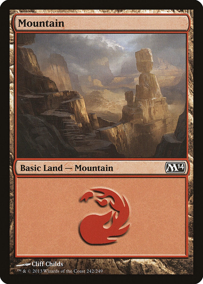 Mountain (242) [Magic 2014] | D20 Games