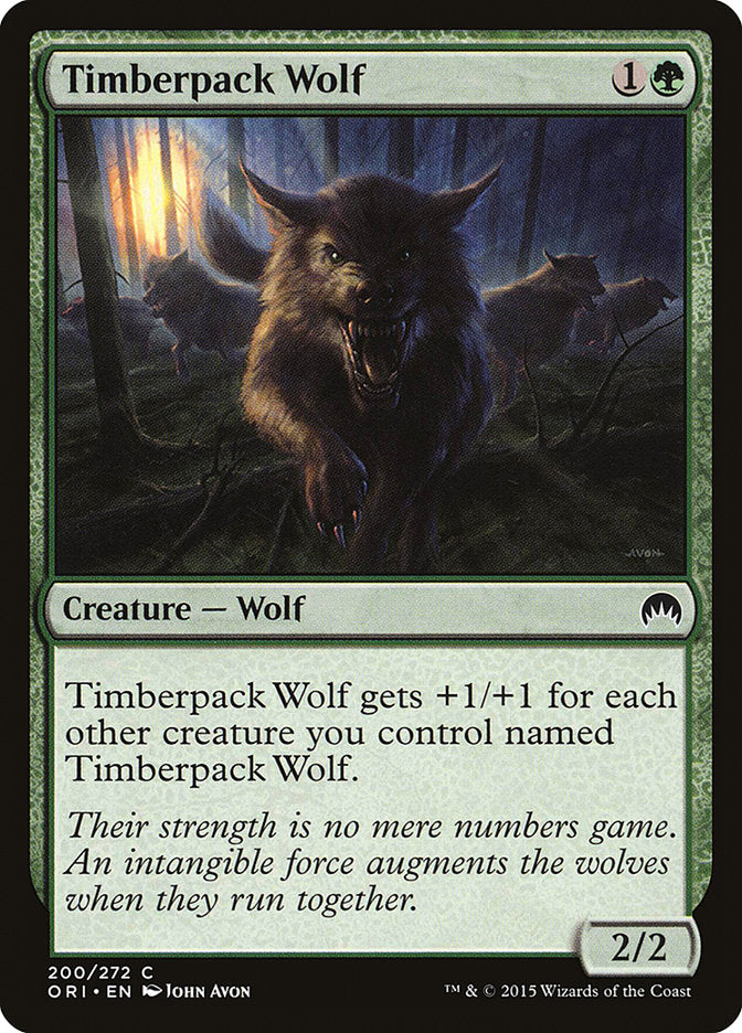 Timberpack Wolf [Magic Origins] | D20 Games
