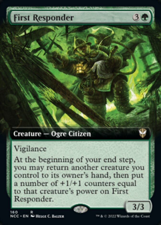 First Responder (Extended Art) [Streets of New Capenna Commander] | D20 Games