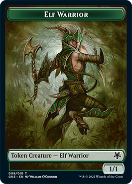 Soldier // Elf Warrior Double-Sided Token [Game Night: Free-for-All Tokens] | D20 Games