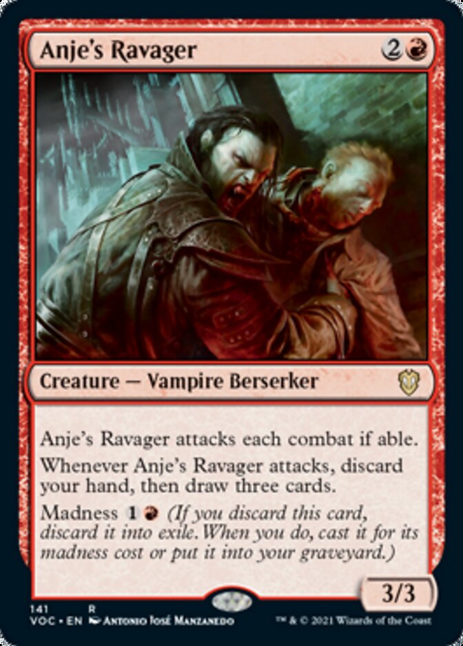 Anje's Ravager [Innistrad: Crimson Vow Commander] | D20 Games