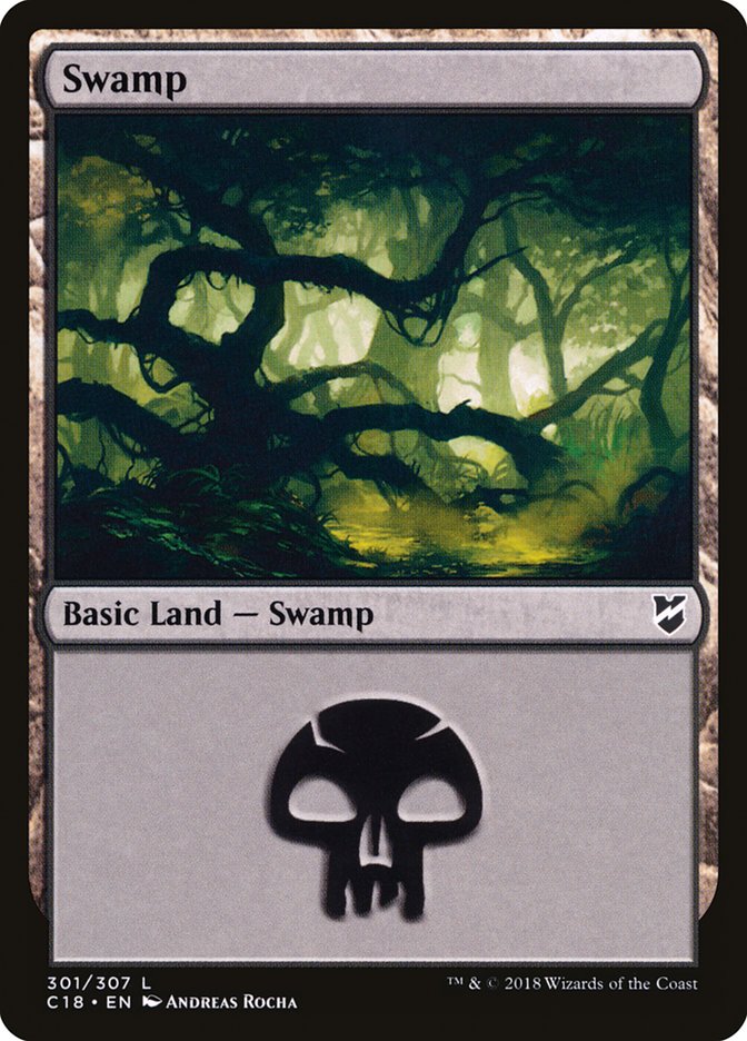 Swamp (301) [Commander 2018] | D20 Games