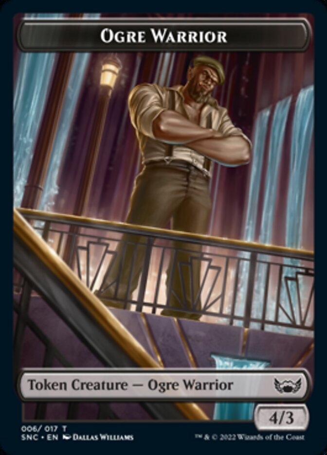 Ogre Warrior // Citizen Double-sided Token [Streets of New Capenna Tokens] | D20 Games