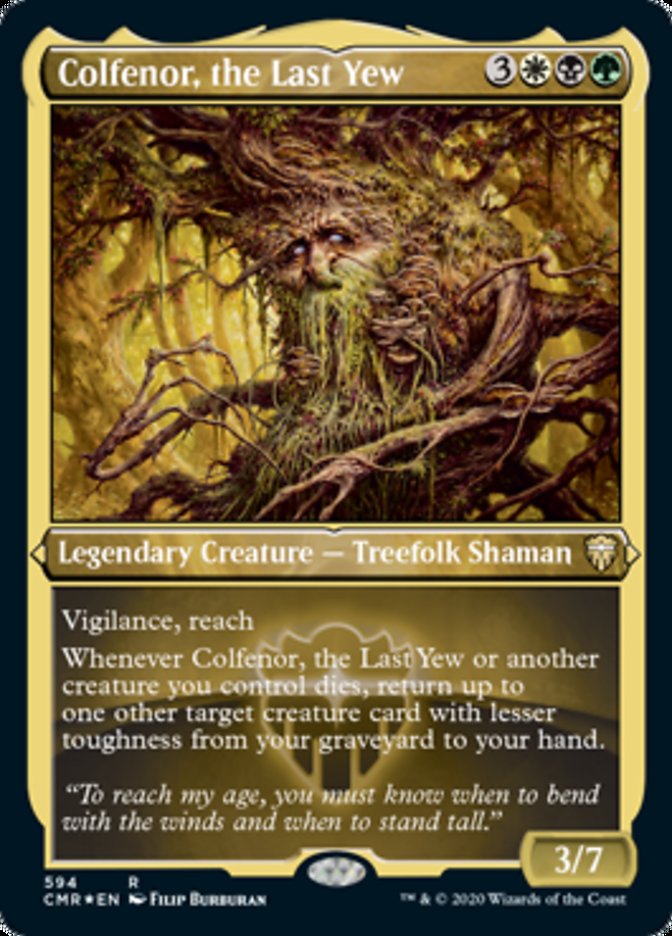 Colfenor, the Last Yew (Etched) [Commander Legends] | D20 Games