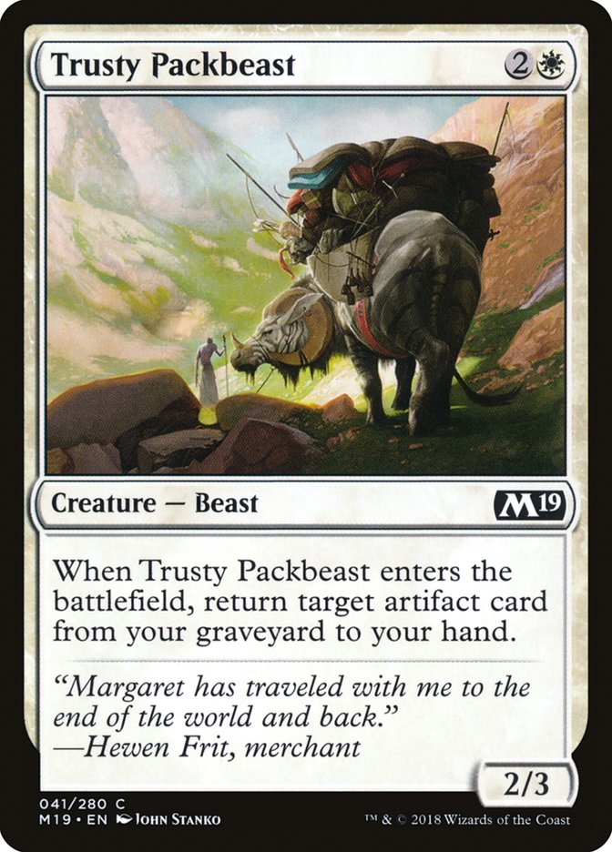 Trusty Packbeast [Core Set 2019] | D20 Games