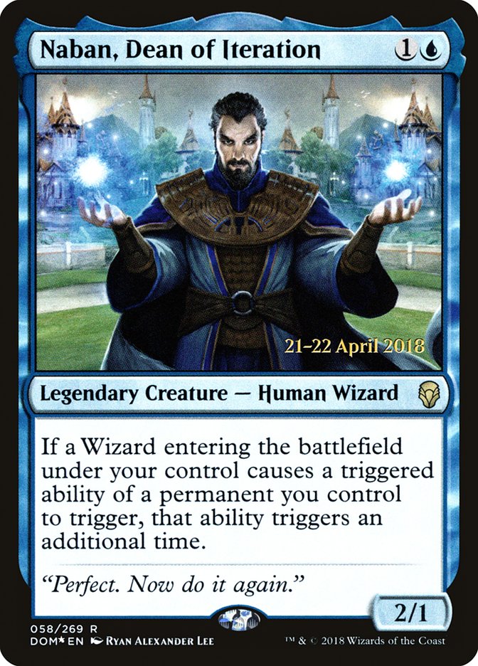 Naban, Dean of Iteration  [Dominaria Prerelease Promos] | D20 Games