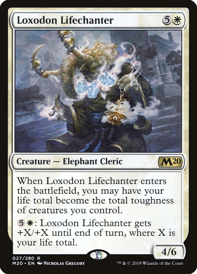 Loxodon Lifechanter [Core Set 2020] | D20 Games