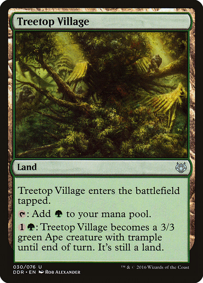 Treetop Village [Duel Decks: Nissa vs. Ob Nixilis] | D20 Games