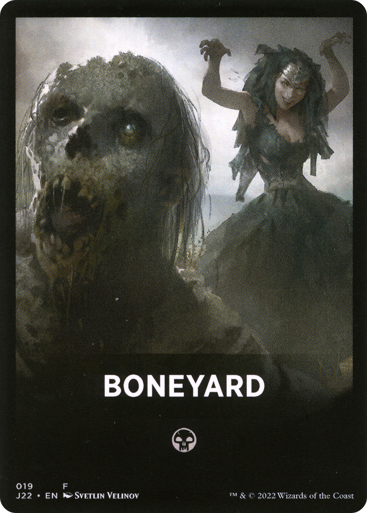 Boneyard Theme Card [Jumpstart 2022 Front Cards] | D20 Games