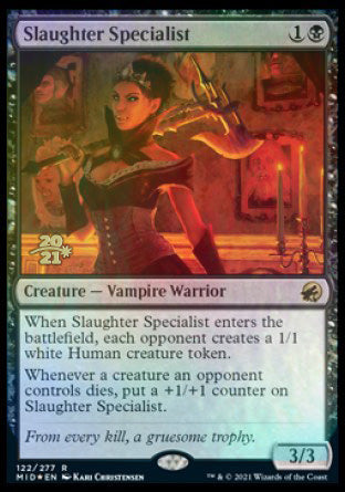 Slaughter Specialist [Innistrad: Midnight Hunt Prerelease Promos] | D20 Games