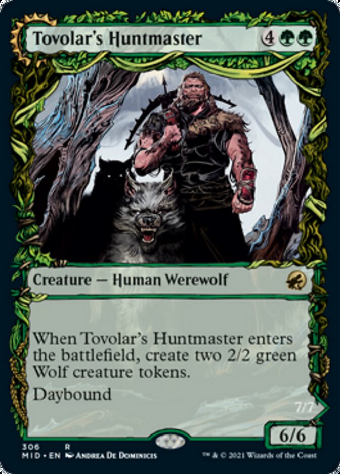 Tovolar's Huntmaster // Tovolar's Packleader (Showcase Equinox) [Innistrad: Midnight Hunt] | D20 Games