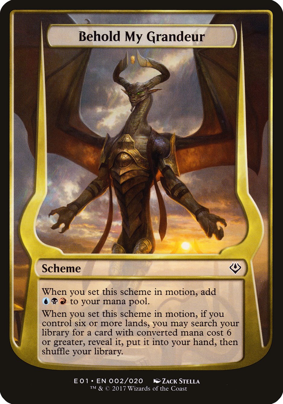 Behold My Grandeur (Schemes) [Archenemy: Nicol Bolas Schemes] | D20 Games